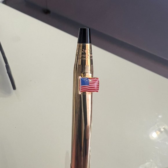 Cross Brand U.S.A. Flag Logo 10K Gold Filled Mechanical Pencil! - Picture 3 of 11